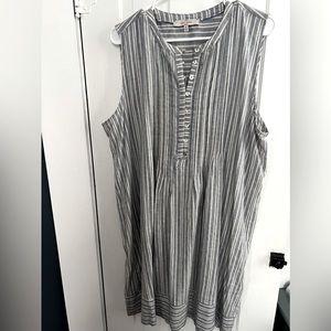 A Linen midi dress